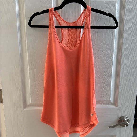 ❤️Old Navy Orange Relaxed Asymmetrical Tank Top - Picture 1 of 3